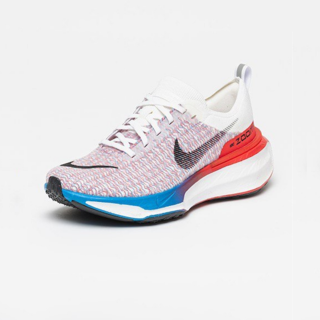 Nike ZoomX Invincible Run 3™ – White Motion w/ Blue & Crimson Pulse