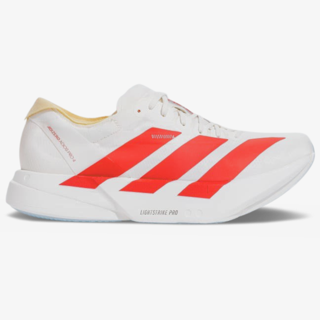 Adidas Adizero Adios Pro 4™ – Beige avec Rouge