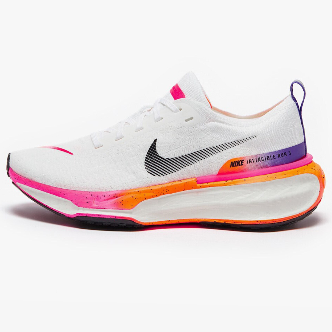 Nike ZoomX Invincible Run 3™ – White Glow avec Hyper Pink
