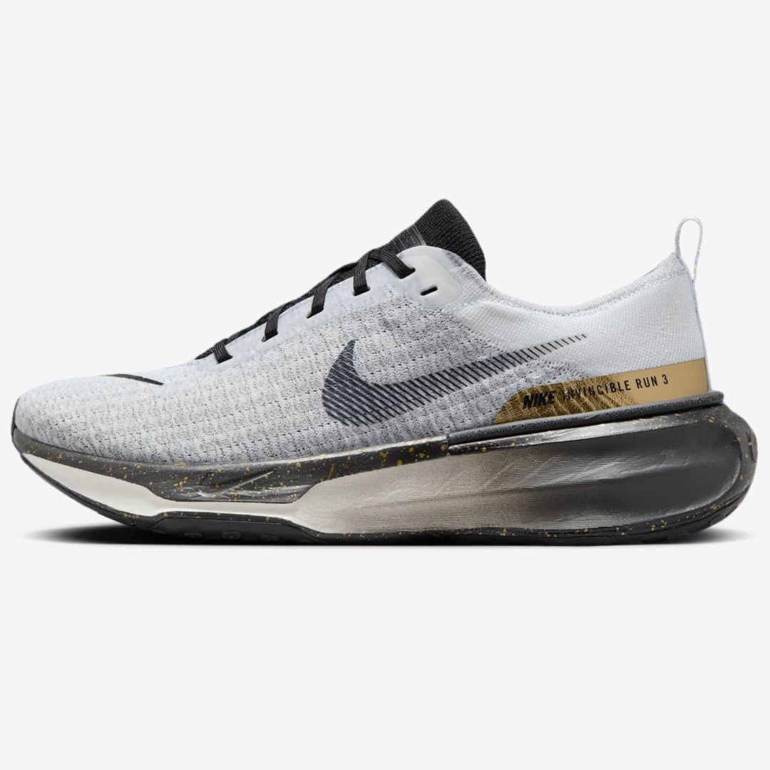 Nike ZoomX Invincible Run 3™ – Gris Acier/Or Noir