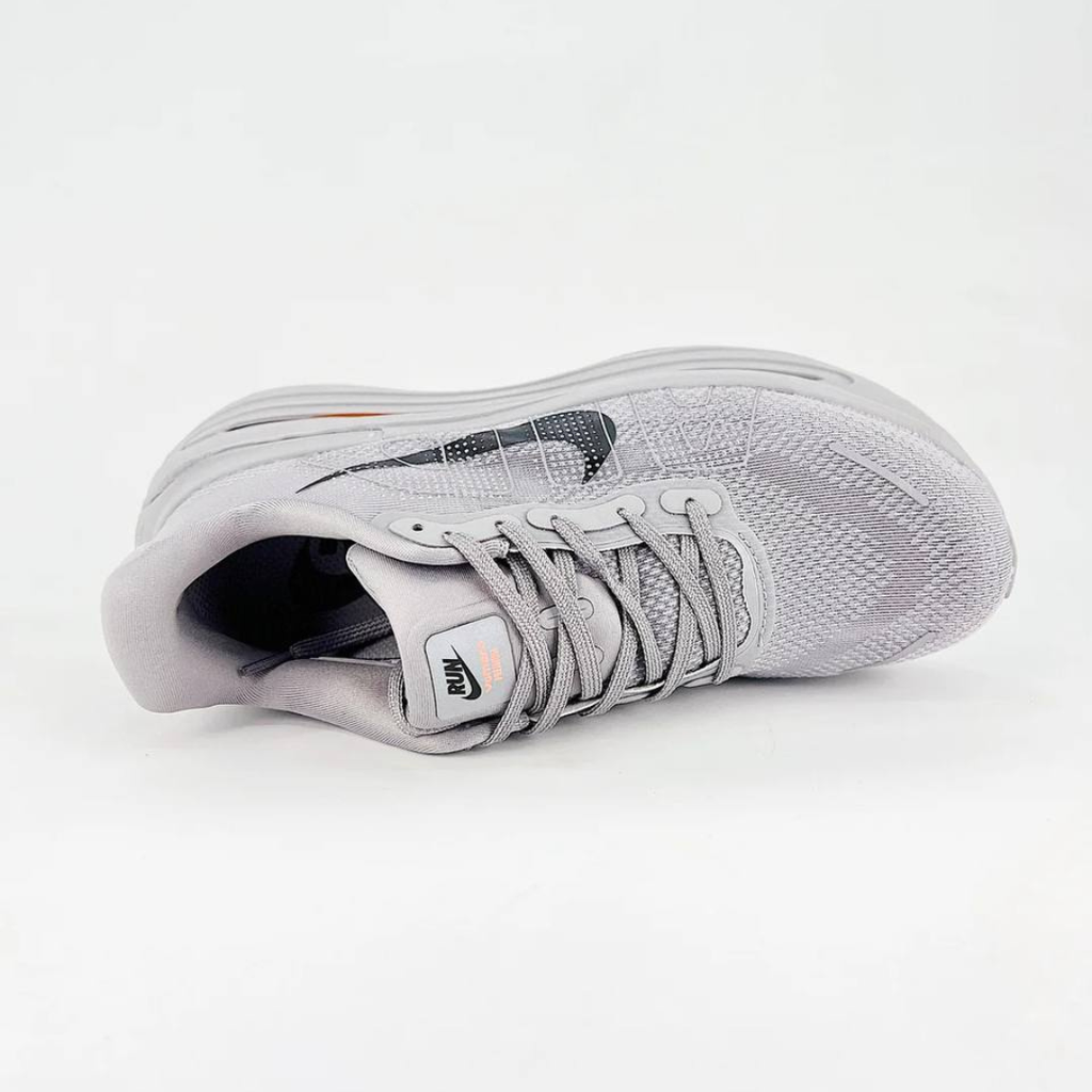 Nike Vomero Premium™ – Gris Acier avec Orange Couché de soleil