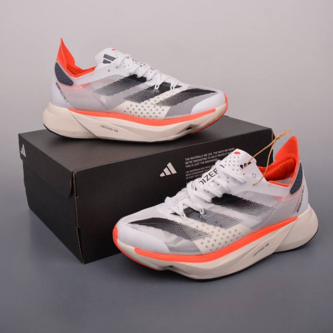 Adidas Adizero Adios Pro 3™ – Blanc/Rouge solaire