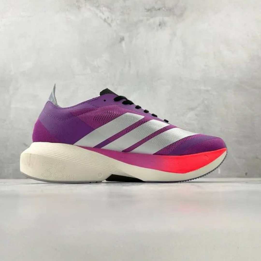 Adidas Adizero Drive RC™ – Violet éclatant avec Argent Métallique et Rouge Vif