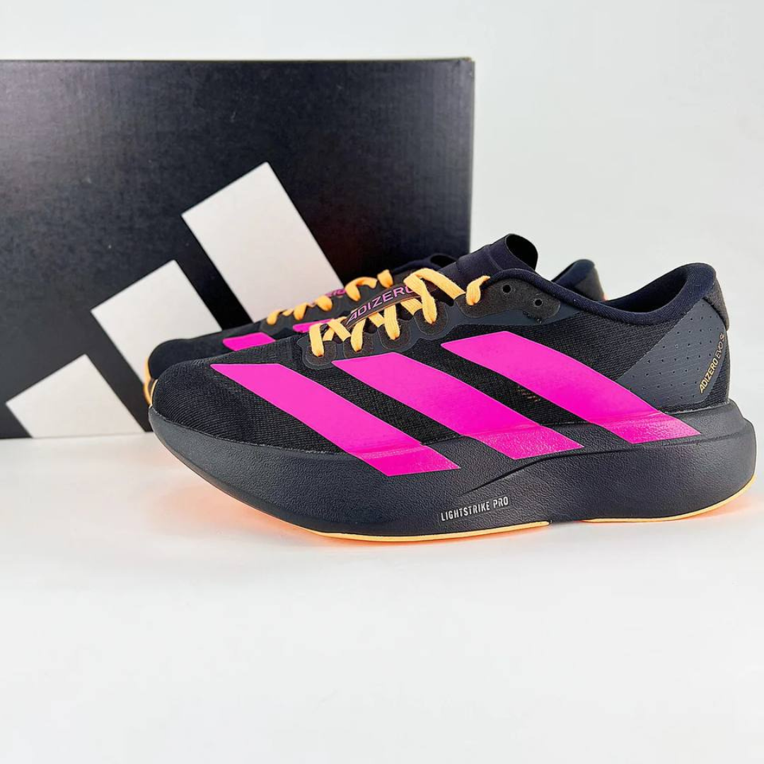 Adidas Adizero EVO SL™ – Noir / Rose et Orange