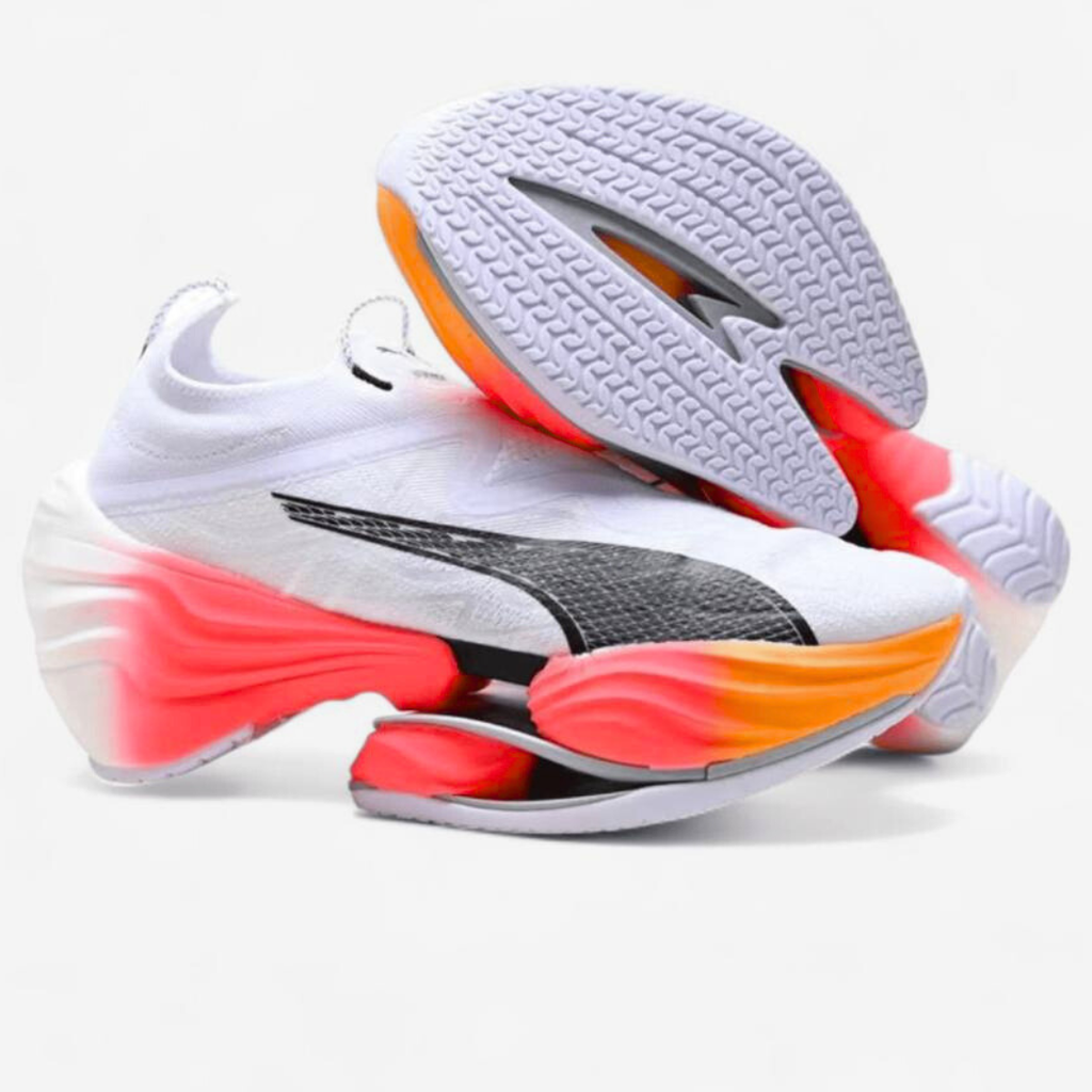 Puma Fast-RB Nitro Elite™ – Blanc avec Rose et Orange