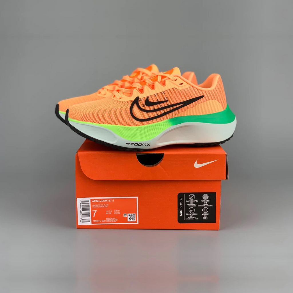 Nike Air Zoom Fly 5™ – Orange coucher de soleil avec vert vif