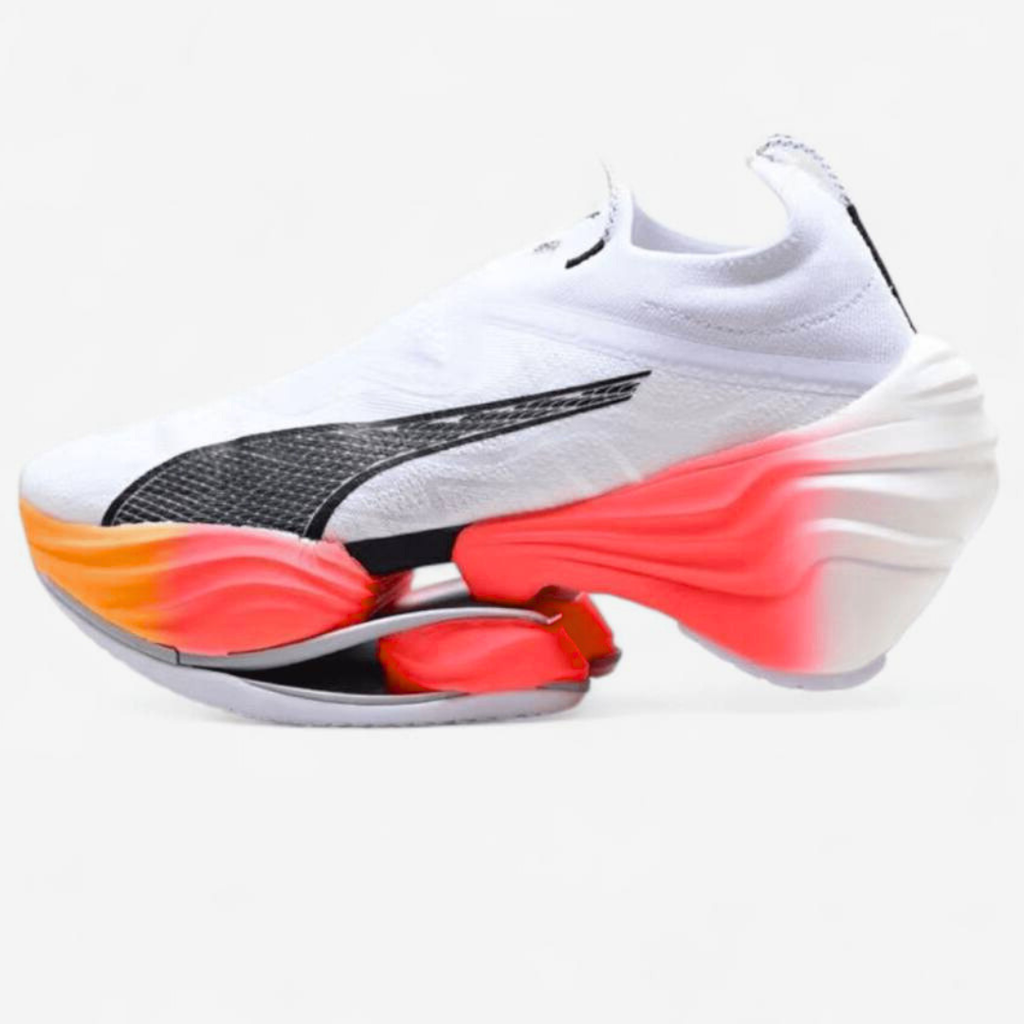 Puma Fast-RB Nitro Elite™ – Blanc avec Rose et Orange