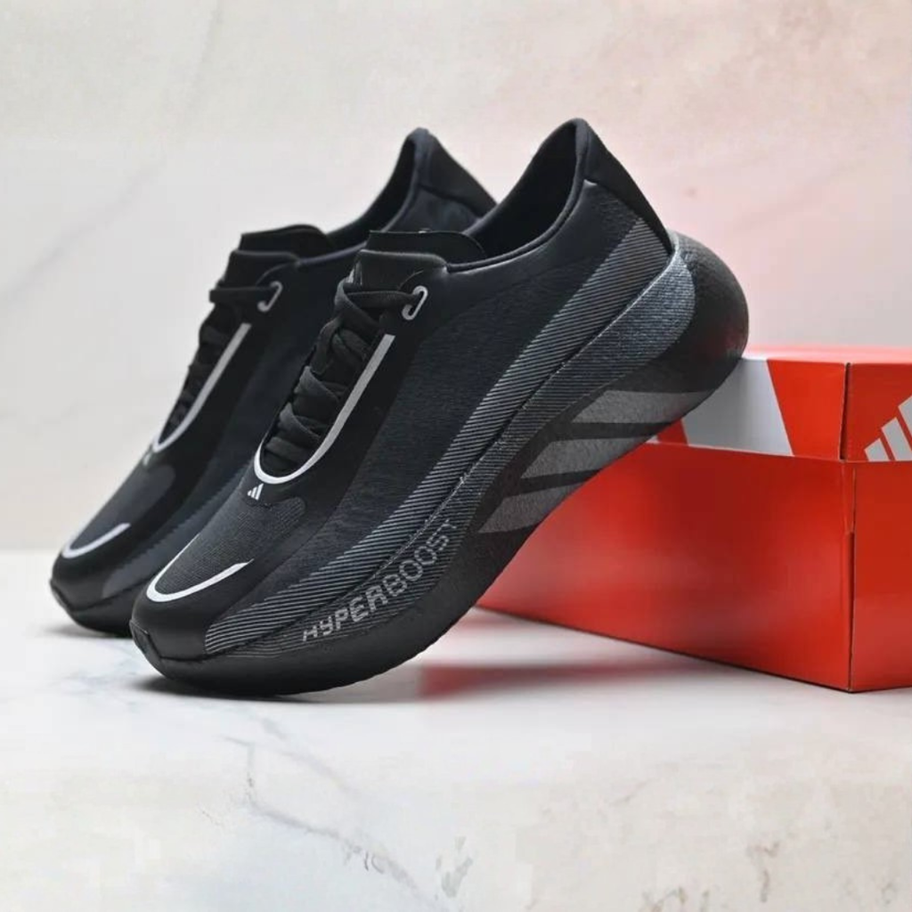Adidas Hyperboost Edge™ – Noir avec gris métallique