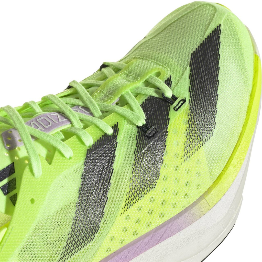 Adidas Adizero Adios Pro 3™ – Vert Néon avec Noir et Lilas