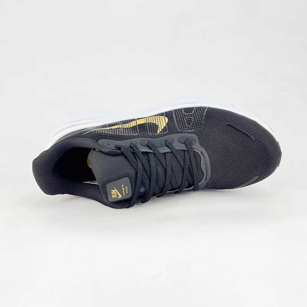 Nike Vomero Premium™ – Black Shadow w/ Metallic Gold