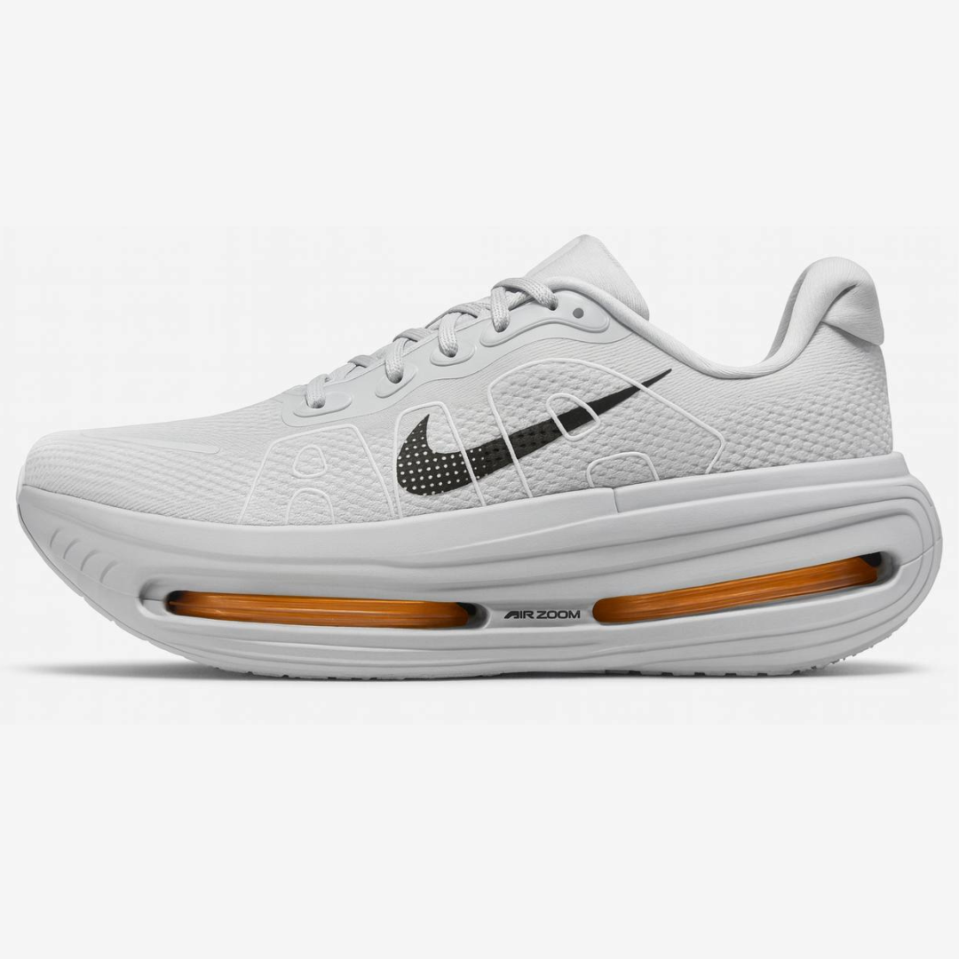 Nike Vomero Premium™ – Gris Acier avec Orange Couché de soleil
