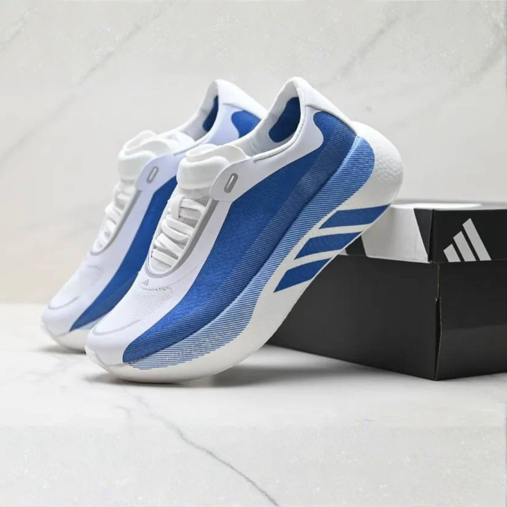 Adidas Hyperboost Edge™ – Blanc/Bleu Marine