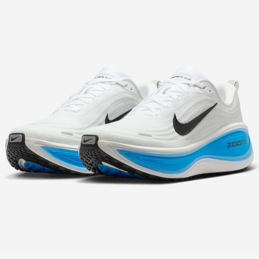 Nike Vomero Plus™ – Blanc Lumineux et Bleu Océan