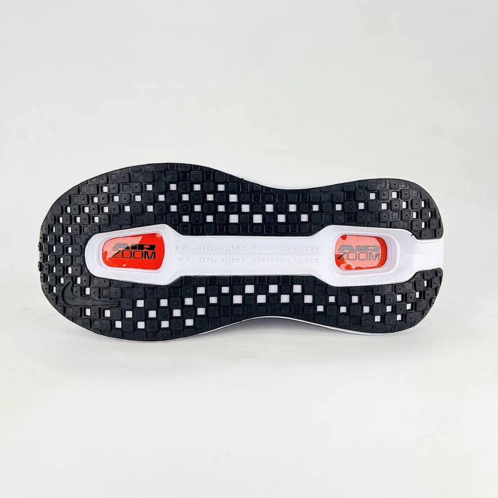 Nike Vomero Premium™ – Blanc brillant avec Cramoisi vif et Vert fluo