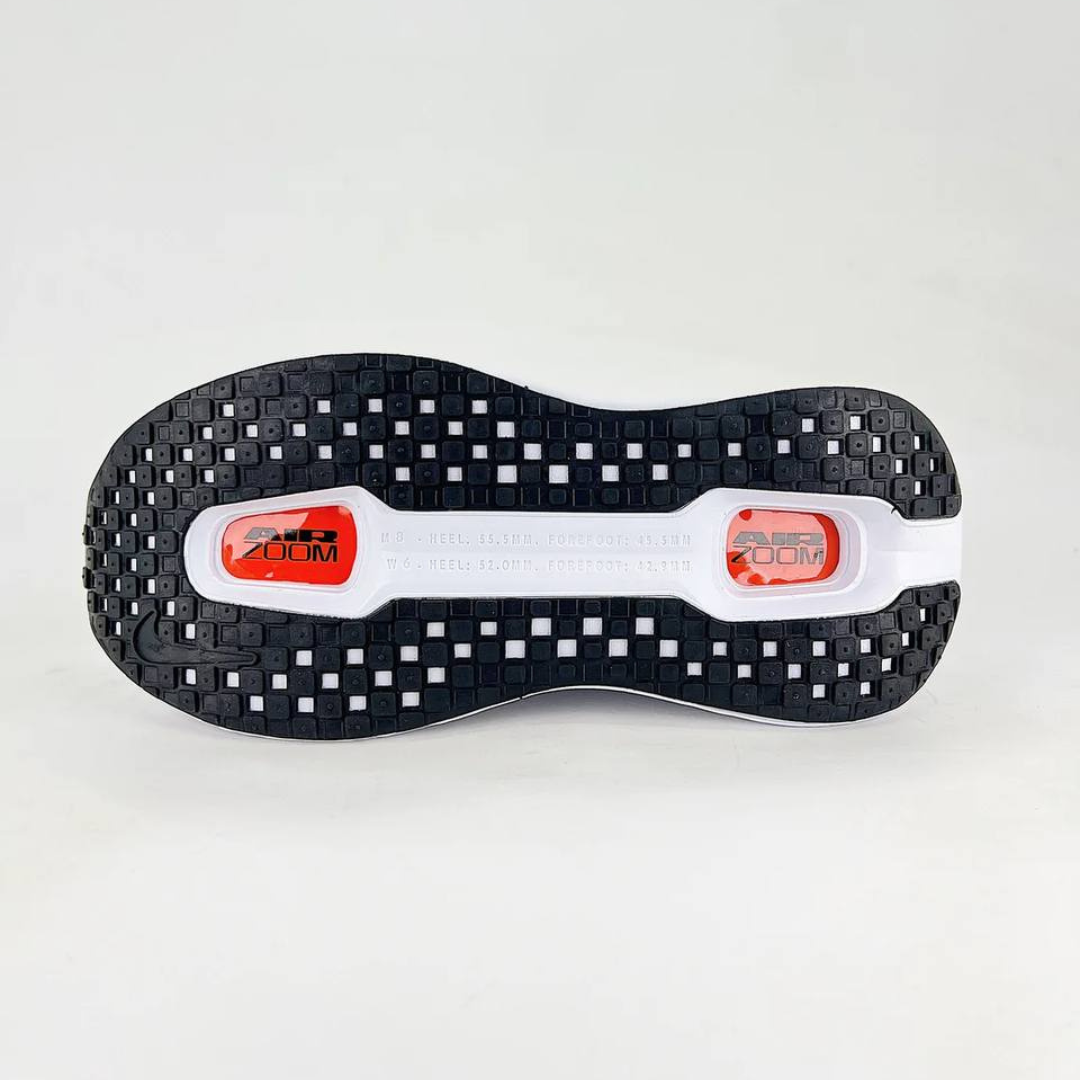 Nike Vomero Premium™ – Blanc brillant avec Cramoisi vif et Vert fluo