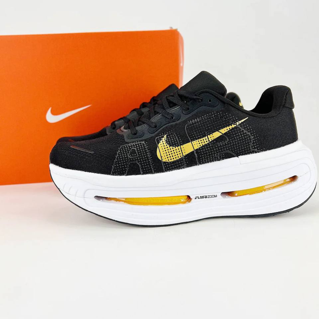 Nike Vomero Premium™ – Black Shadow w/ Metallic Gold