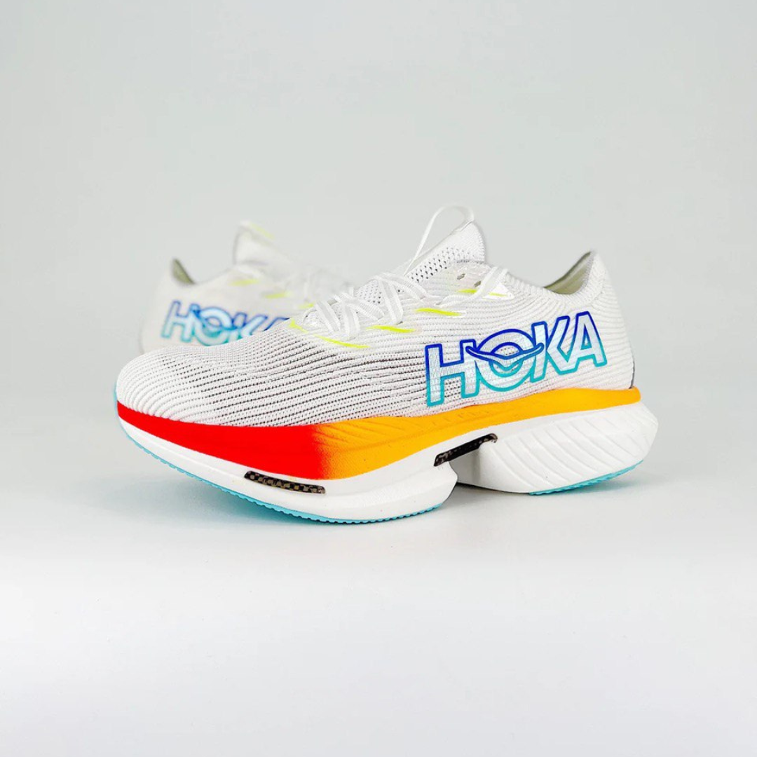 Hoka Cielo X1 Unisexe™ – Gel Givré/Cerise Vibrante