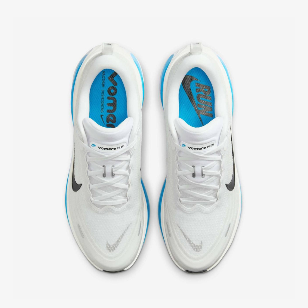 Nike Vomero Plus™ – Blanc Lumineux et Bleu Océan