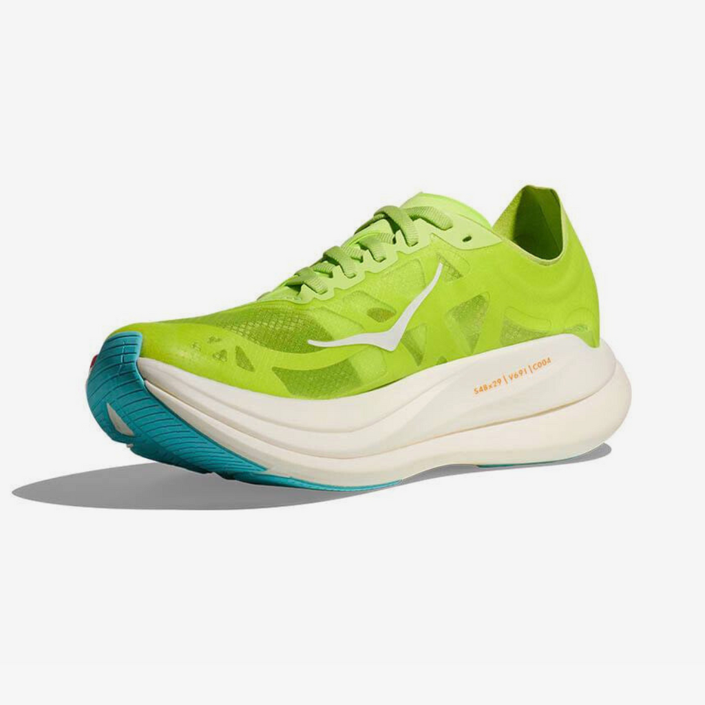 Hoka Rocket X 2 Unisexe™ – Vert Vibrant et Orange Énergique