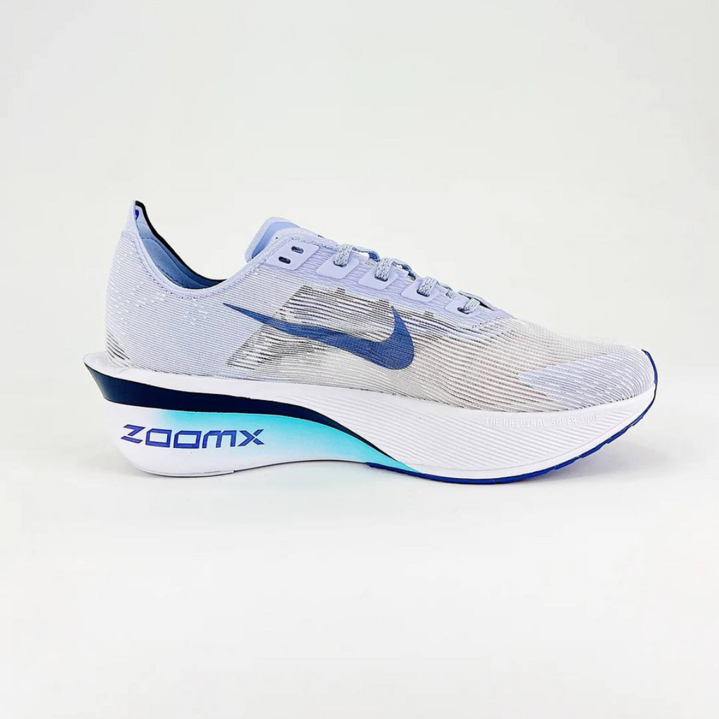 Nike ZoomX Vaporfly 4™ – White Drift/Blue Motion