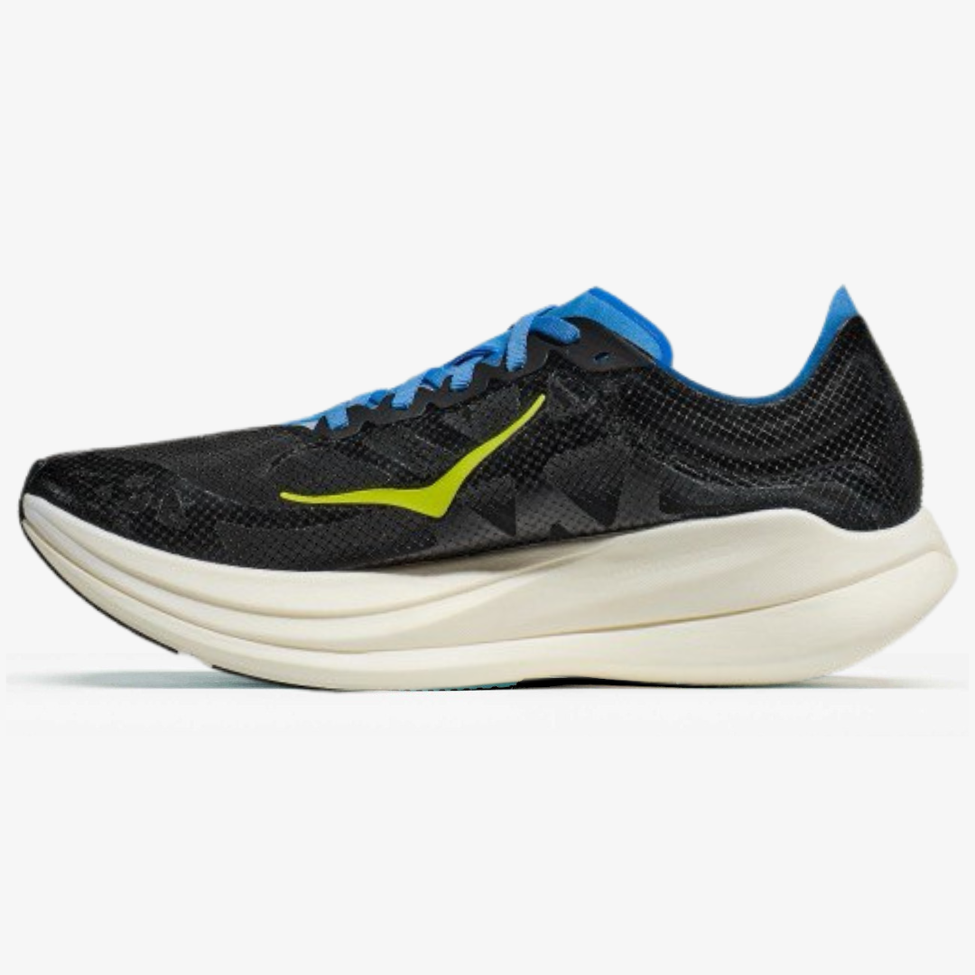 Hoka Rocket X 2 Unisexe™ – Noir Intense avec Couleurs Vibrantes Multiples