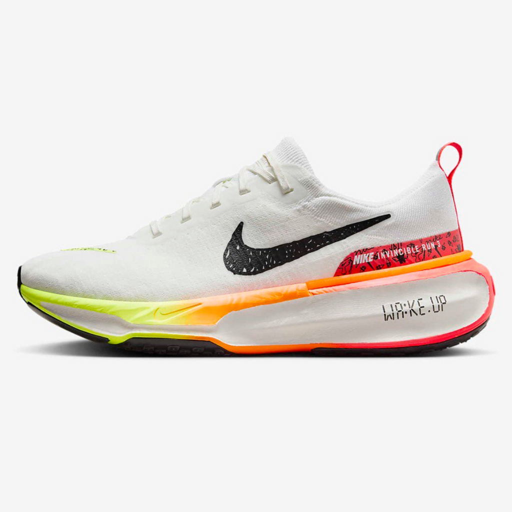Nike ZoomX Invincible Run 3™ – Blanc luminescent avec Carmin vif