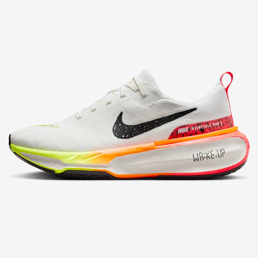 Nike ZoomX Invincible Run 3™ – Blanc luminescent avec Carmin vif