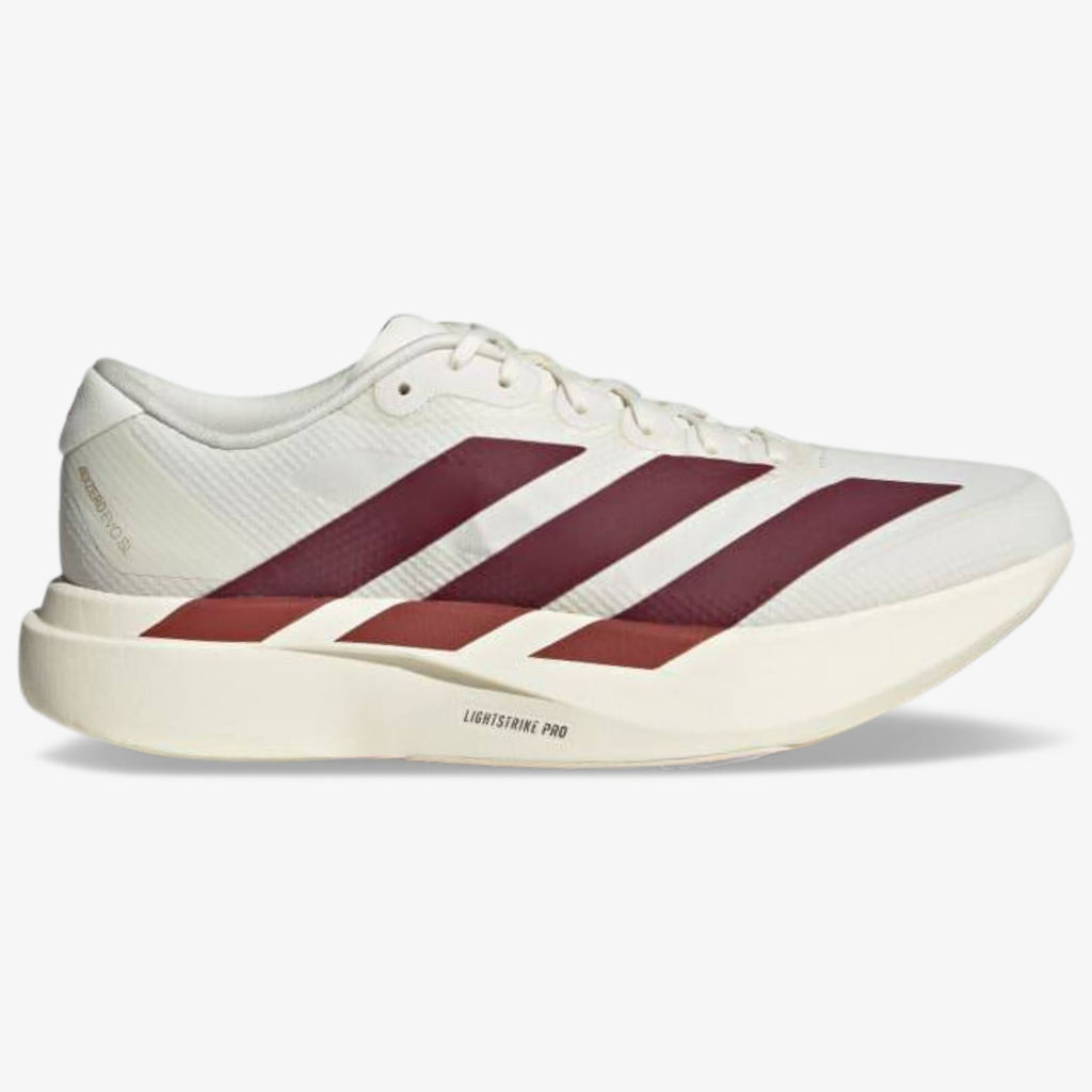 Adidas Adizero EVO SL™ – Blanc, bordeaux et rouge