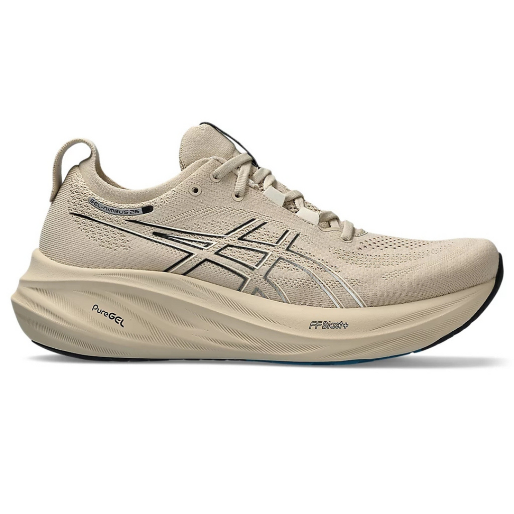 Asics Gel-Nimbus 26™ – Gris Beige et Noir