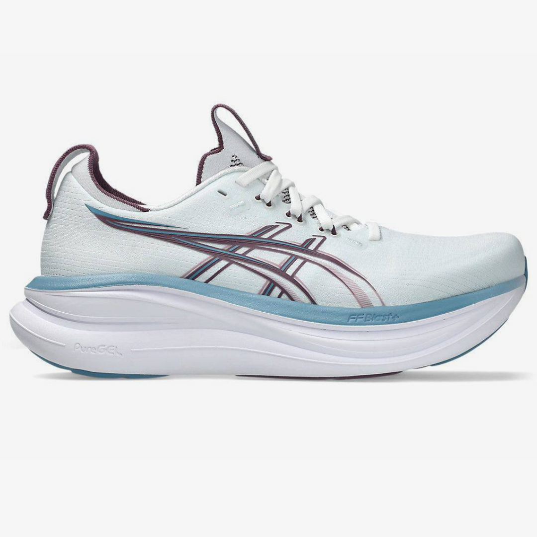 Asics Gel-Nimbus 28™ – Bleu Arctique/Violet Velours