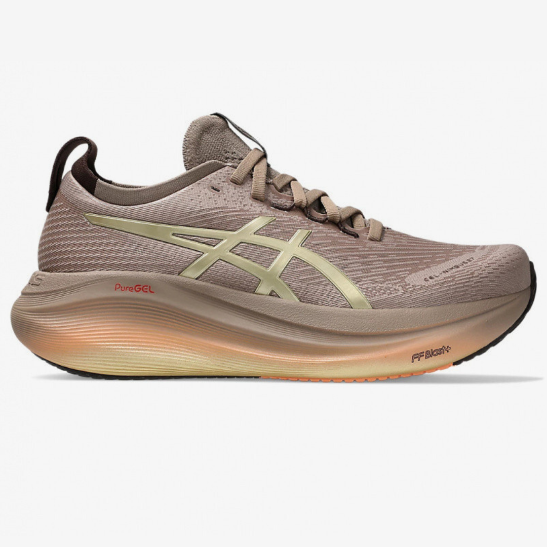Asics Gel-Nimbus 27 Luxe™ – Dor et Marron
