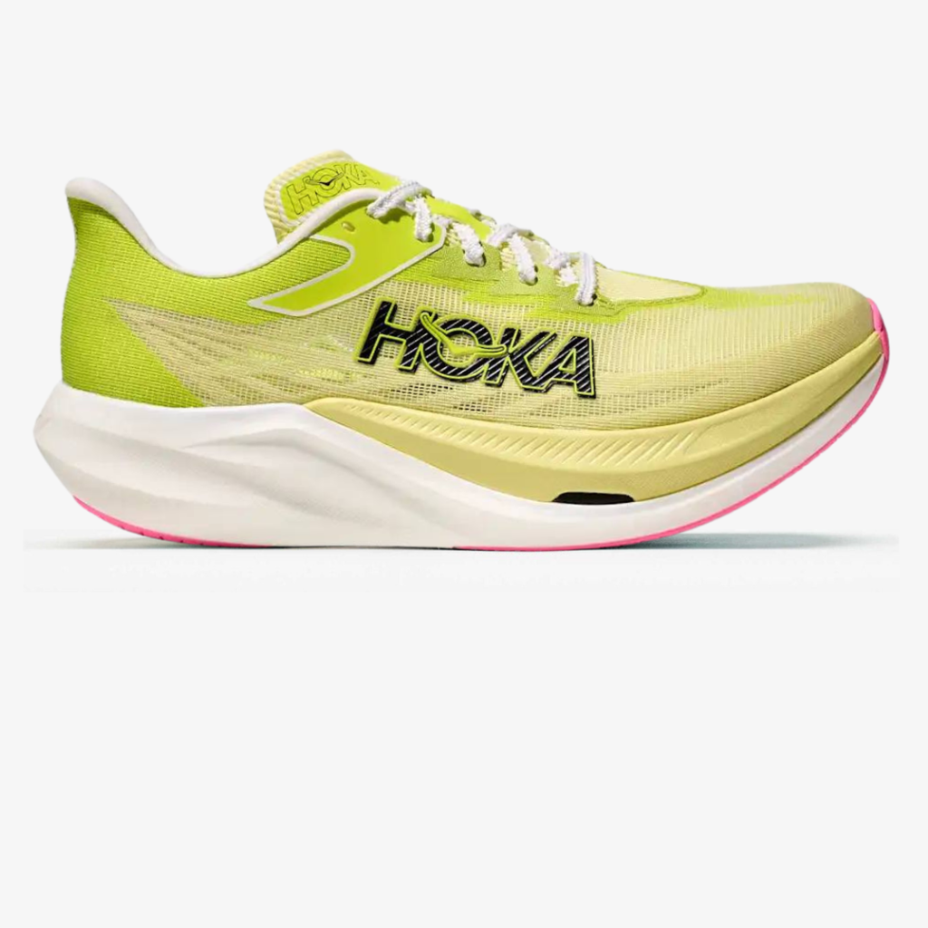 Hoka Rocket X 3 Unisexe™ – Sunlight Rayonnant avec Hoka Neon Citrus Vibrant