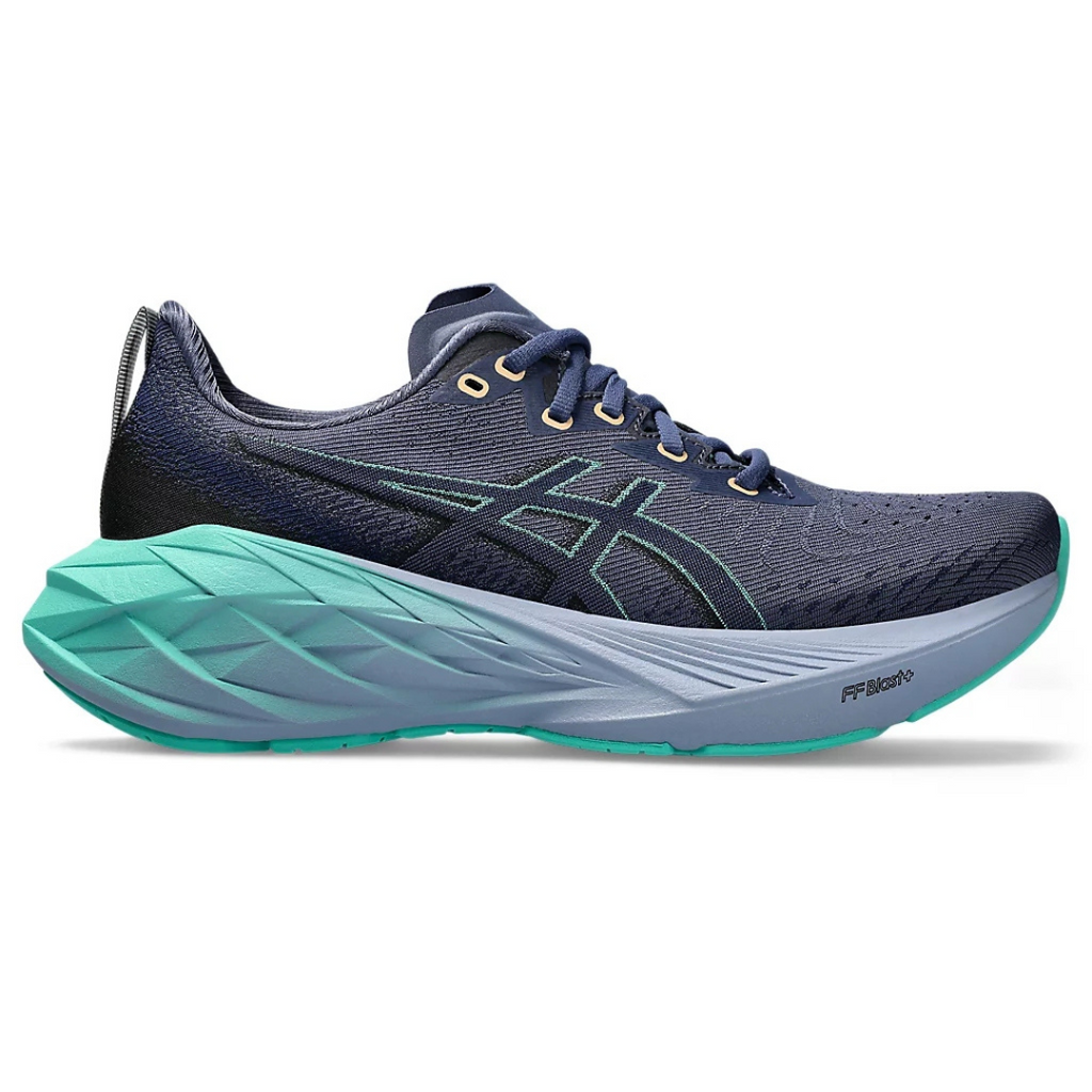 Asics Novablast 4™ – Bleu marine avec vert et bleu