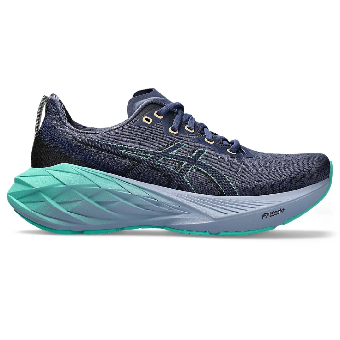 Asics Novablast 4™ – Bleu marine avec vert et bleu