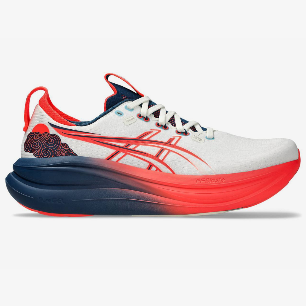 Asics Gel-Nimbus 28™ – Crème avec Flash Corail