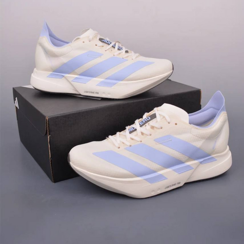Adidas Adizero Adios Pro 4™ – Beige avec bleu
