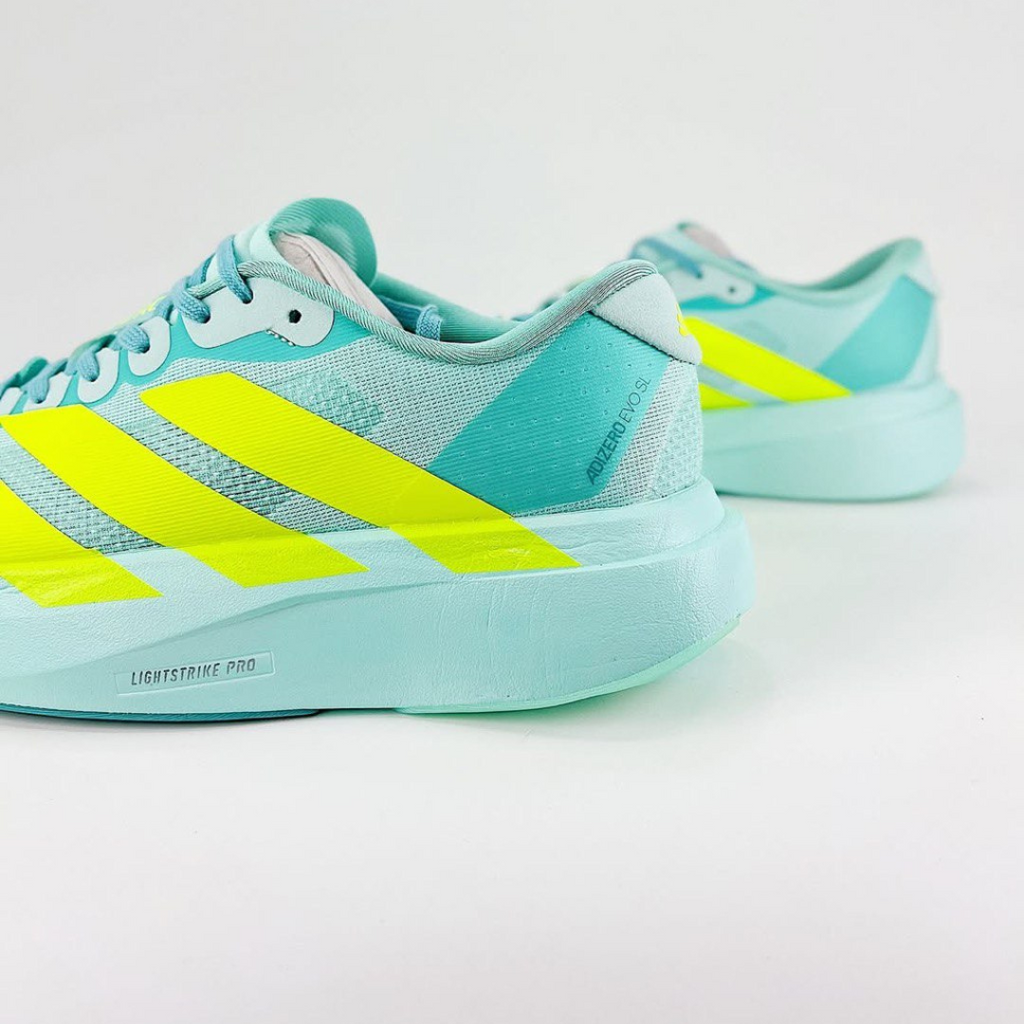 Adidas Adizero EVO SL™ – Semi Flash Aqua avec Lucid Lemon et Mint Ton