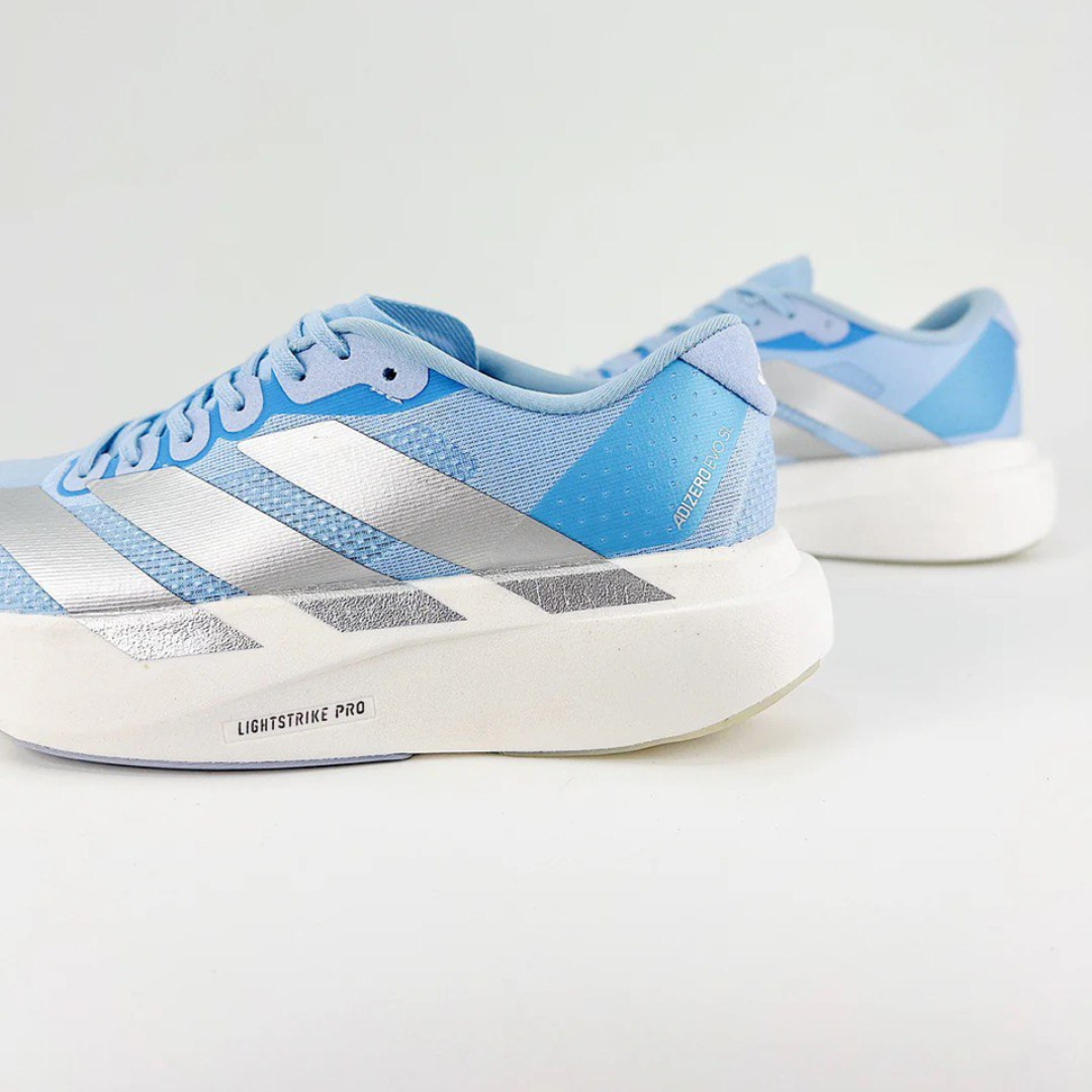 Adidas Adizero EVO SL™ – Bleu éclatant avec argent métallisé