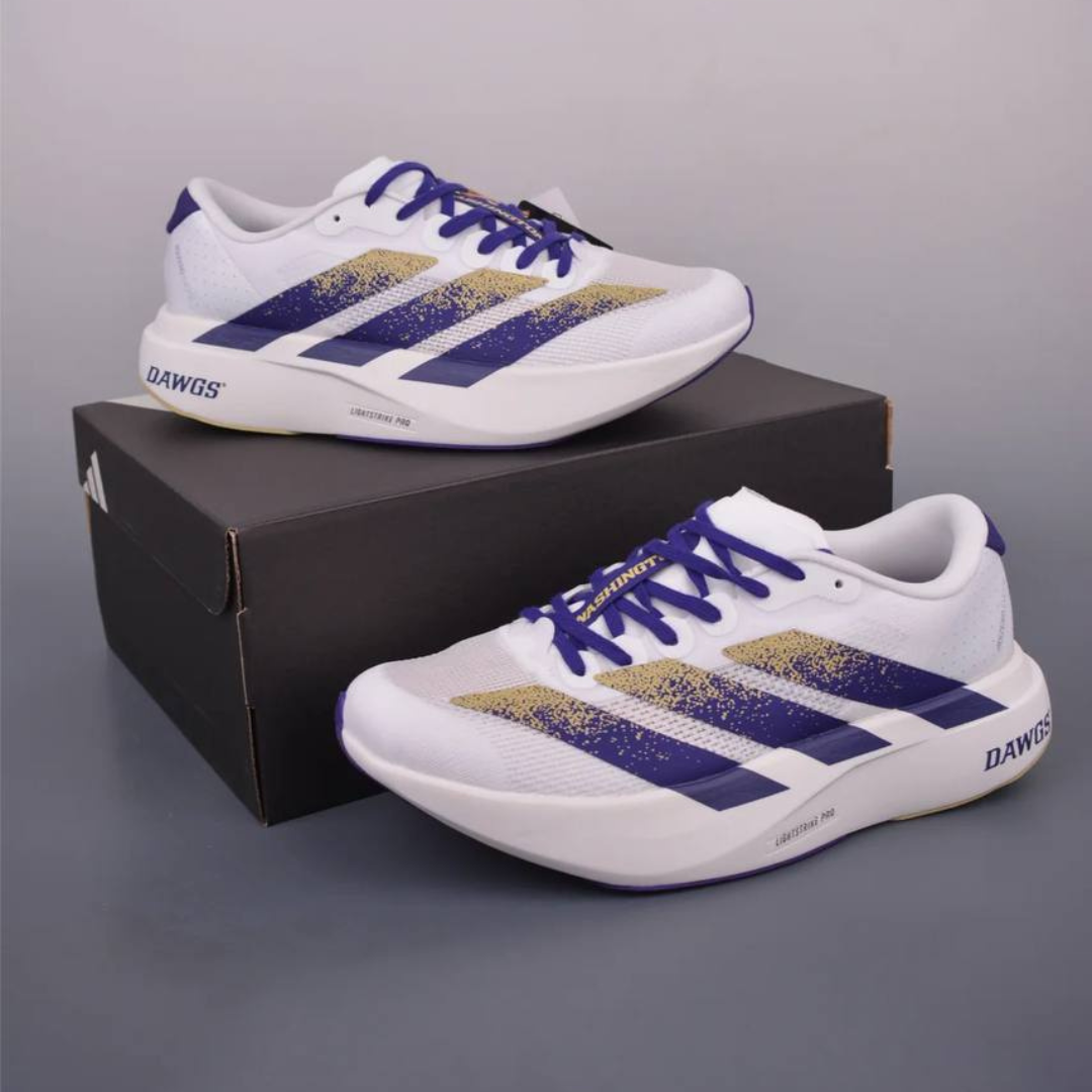 Adidas Adizero EVO SL™ – Blanc / Bleu / Beige
