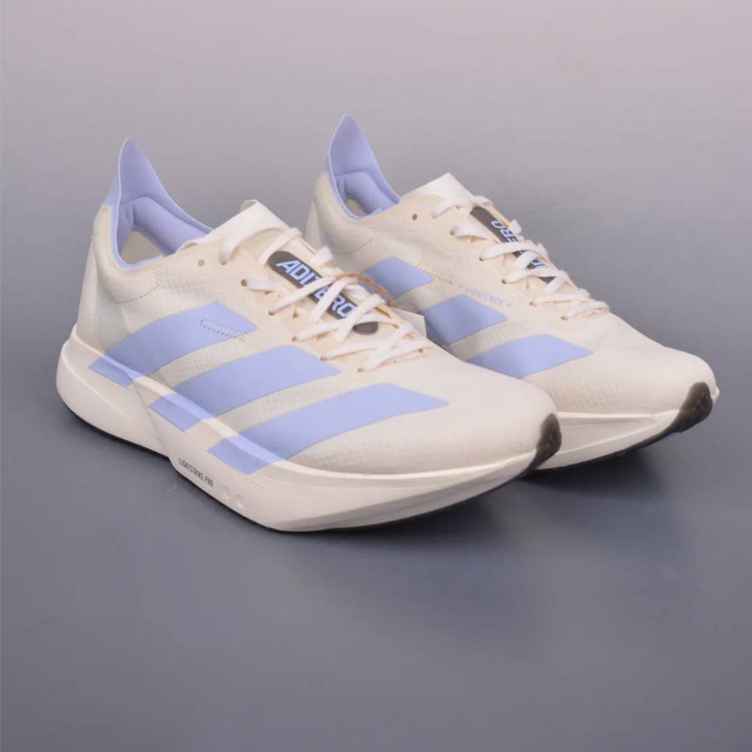 Adidas Adizero Adios Pro 4™ – Beige avec bleu