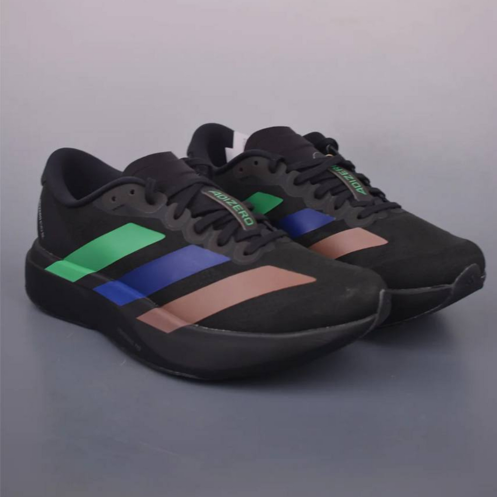 Adidas Adizero EVO SL™ – Noir avec Vert, Bleu et Marron