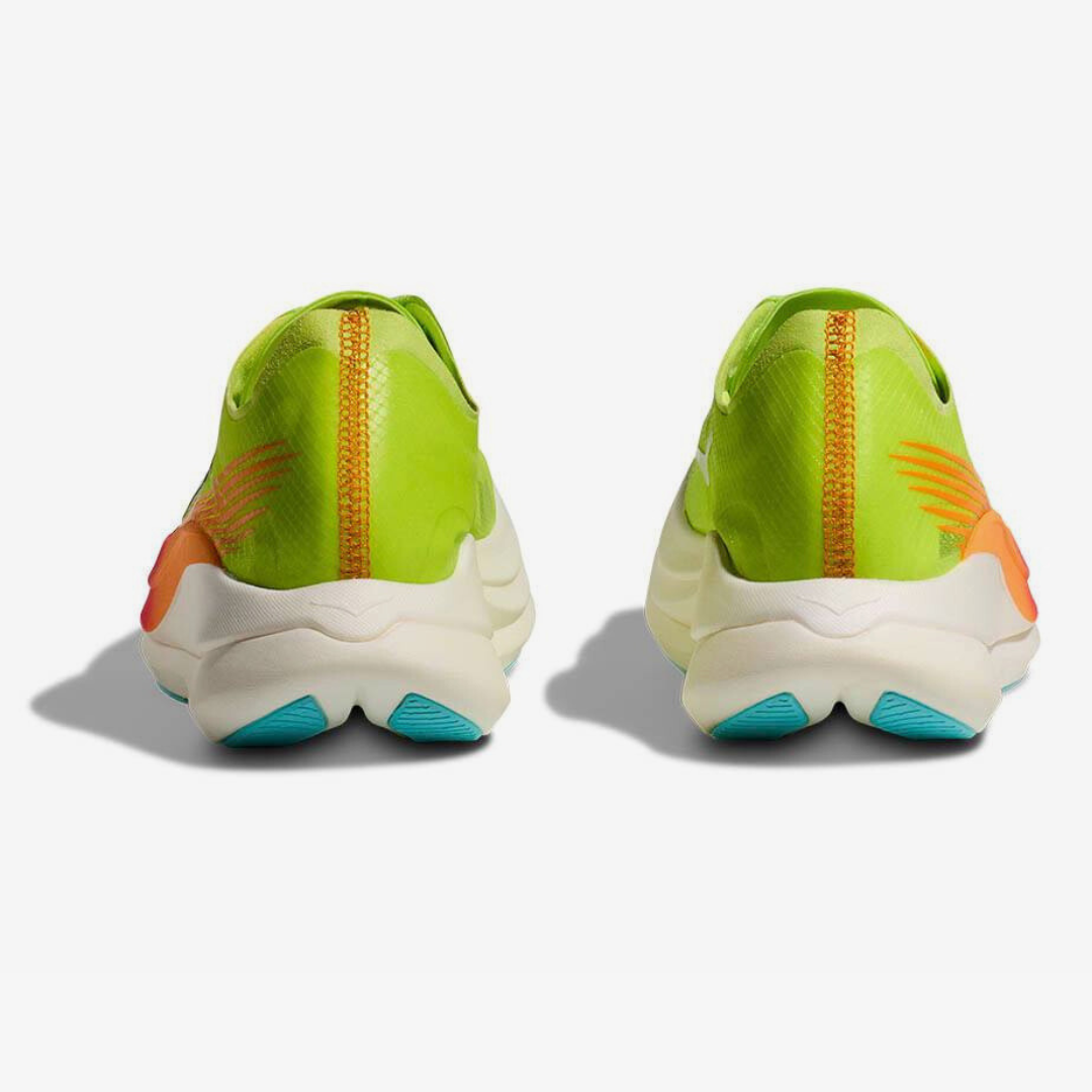 Hoka Rocket X 2 Unisexe™ – Vert Vibrant et Orange Énergique