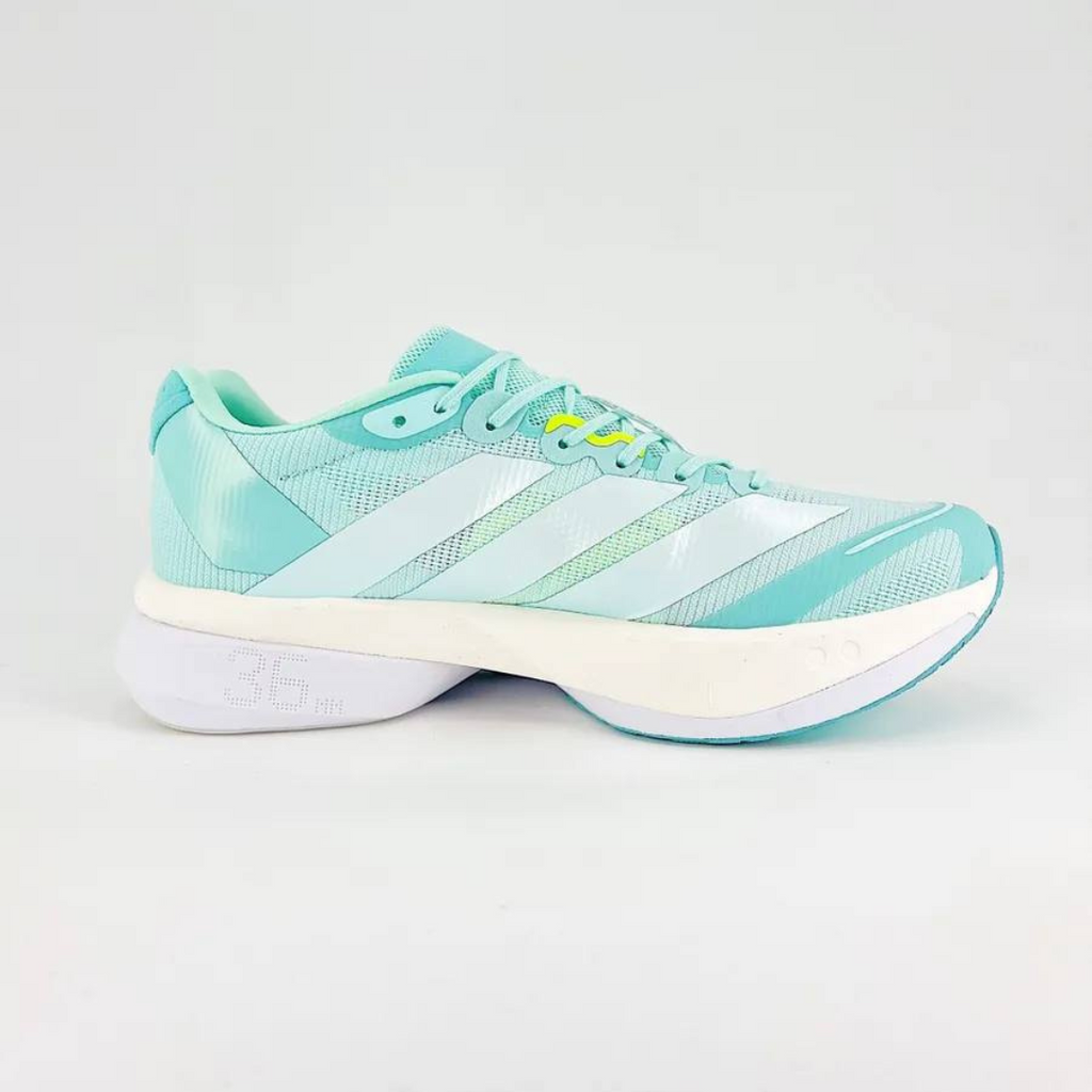 Adidas Adizero Boston 13™ – Aqua Flash avec Métallisé et Vert Citron