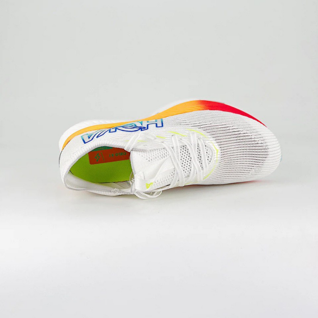 Hoka Cielo X1 Unisexe™ – Gel Givré/Cerise Vibrante