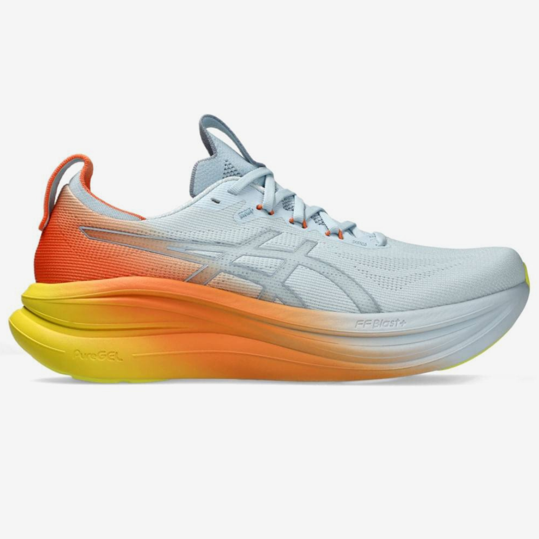 Asics Gel-Nimbus 28™ – Gris et orange
