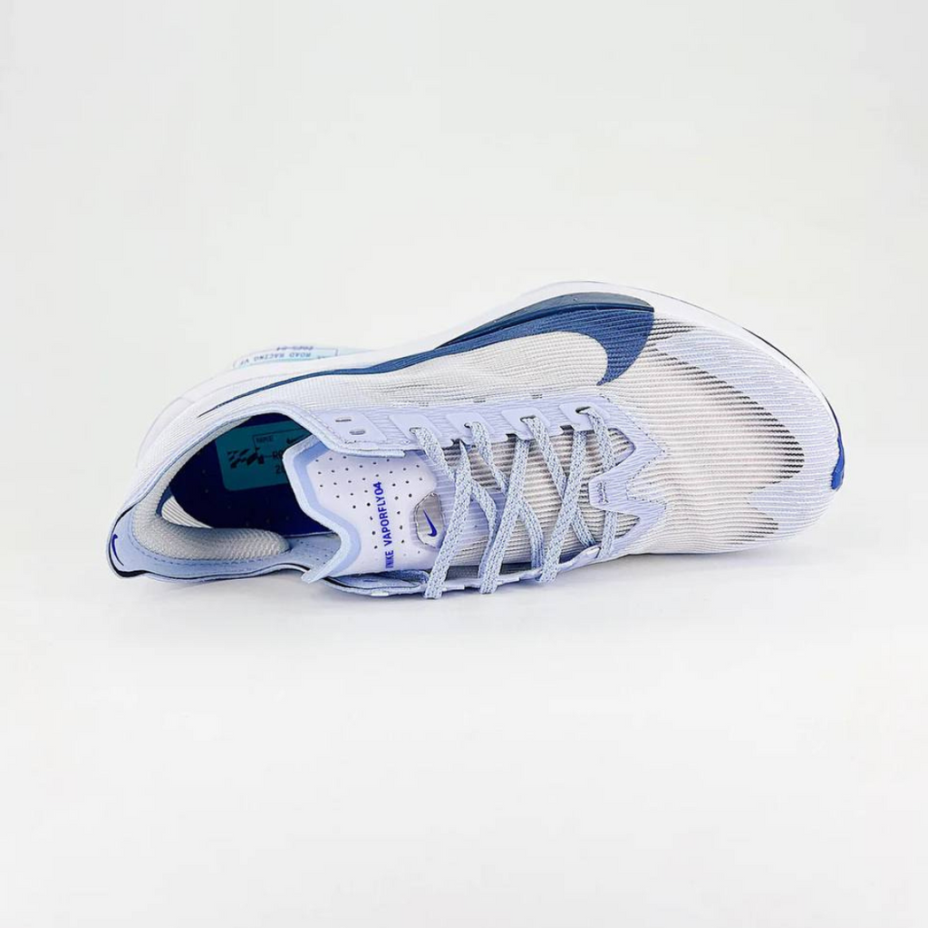 Nike ZoomX Vaporfly 4™ – White Drift/Blue Motion