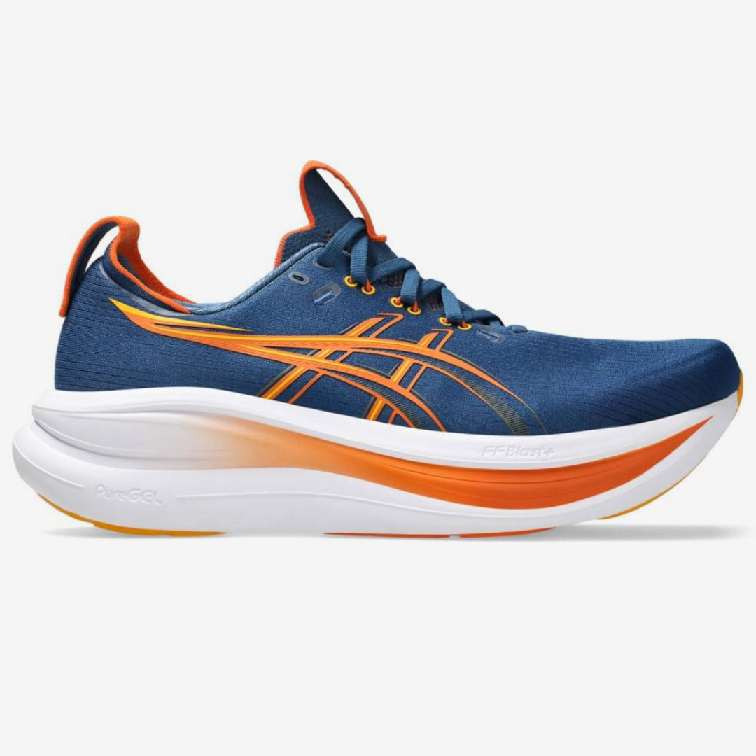 Asics Gel-Nimbus 28™ – Bleu avec Orange
