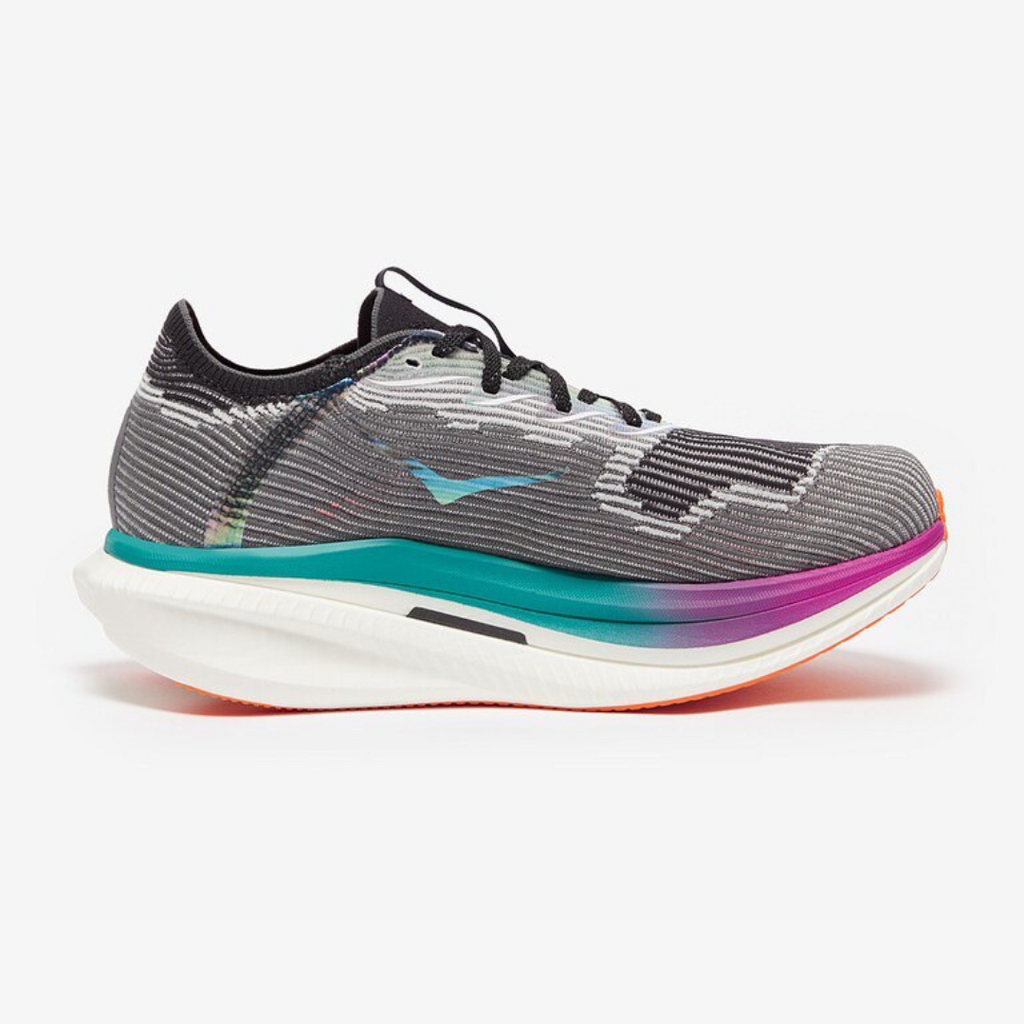 Hoka Cielo X1 Unisexe™ – Noir Intense avec Aqua Électrique Vibrant