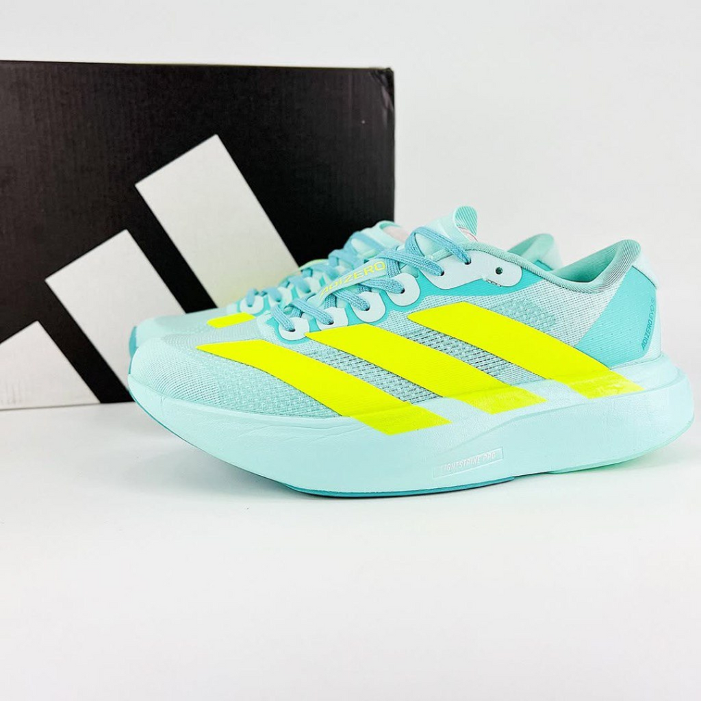 Adidas Adizero EVO SL™ – Semi Flash Aqua avec Lucid Lemon et Mint Ton