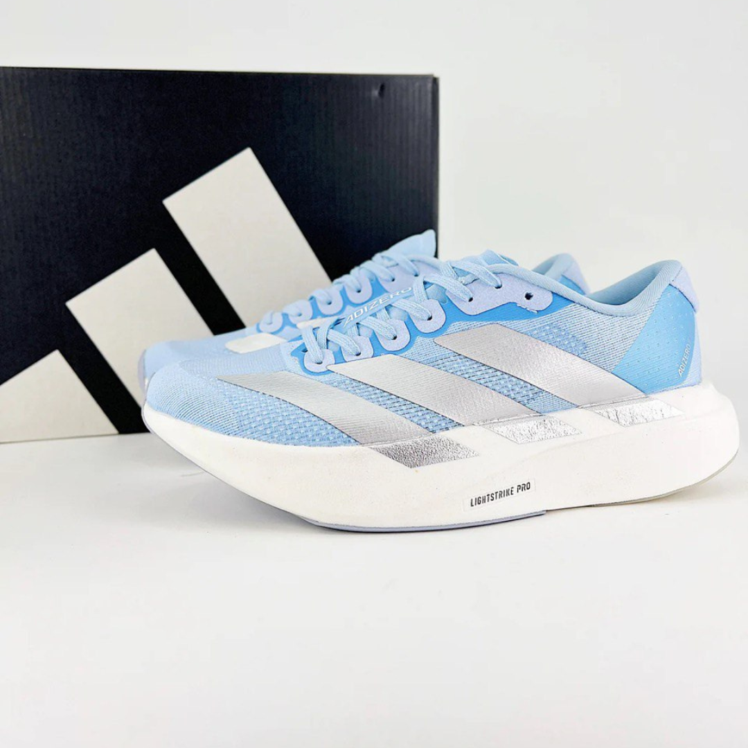 Adidas Adizero EVO SL™ – Bleu éclatant avec argent métallisé